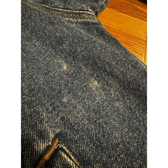 Vintage Harley Davidson Biker Blues Denim Jacket Mens Biker Motorcycle M Coat - Picture 14 of 16